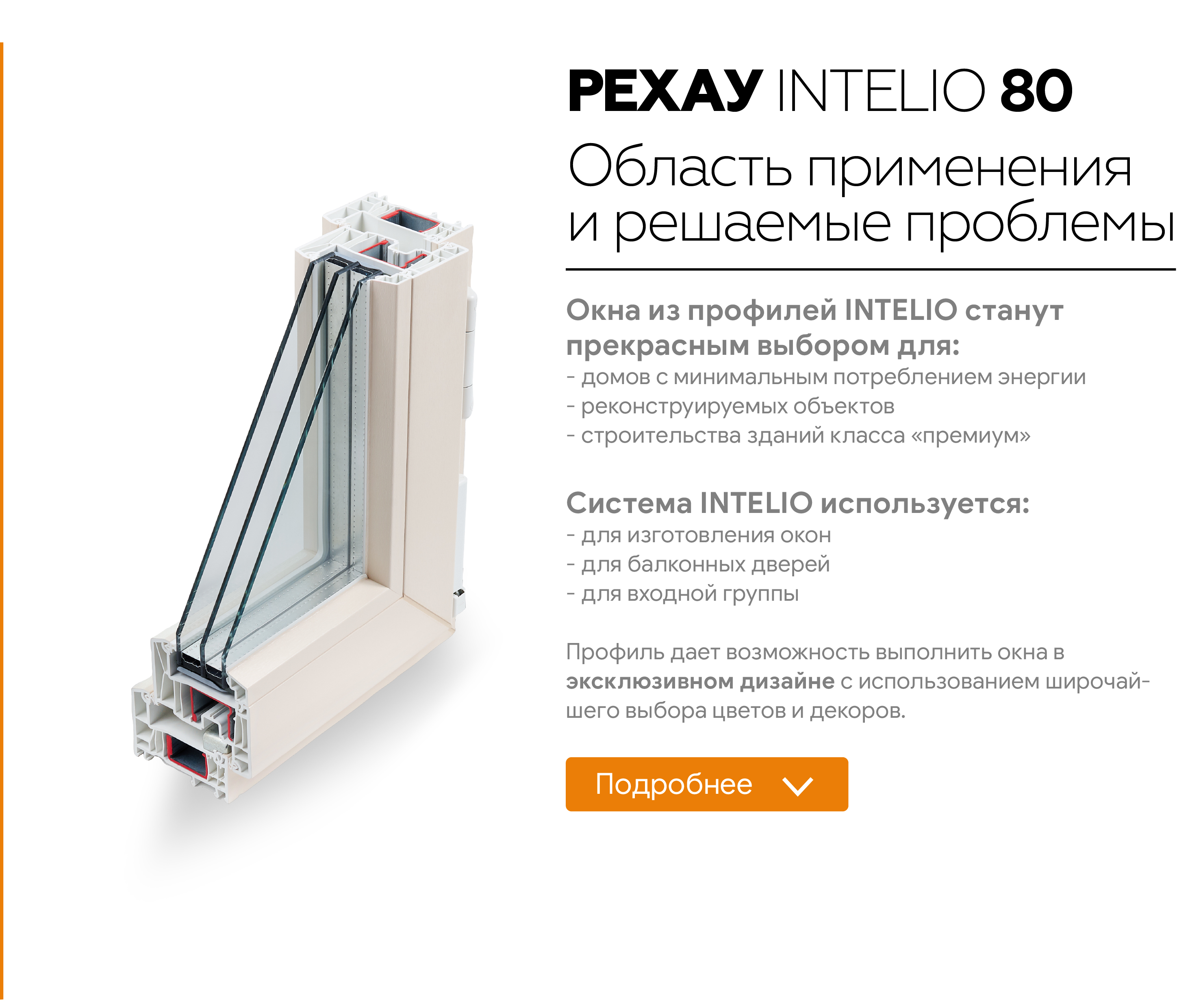 Профиль Rehau INTELIO